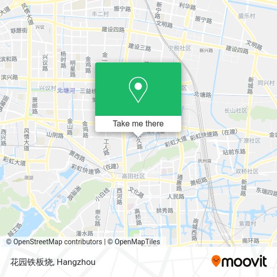 花园铁板烧 map