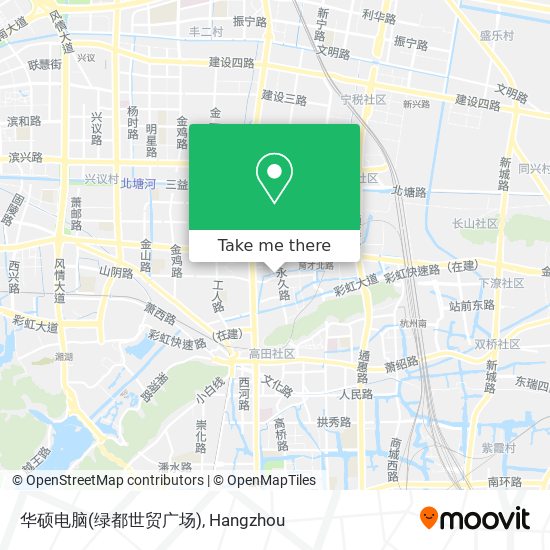 华硕电脑(绿都世贸广场) map
