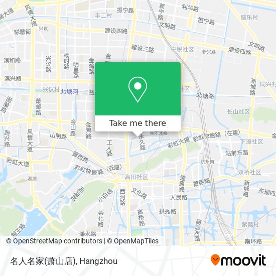 名人名家(萧山店) map