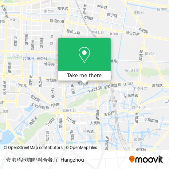 壹港玛歌咖啡融合餐厅 map