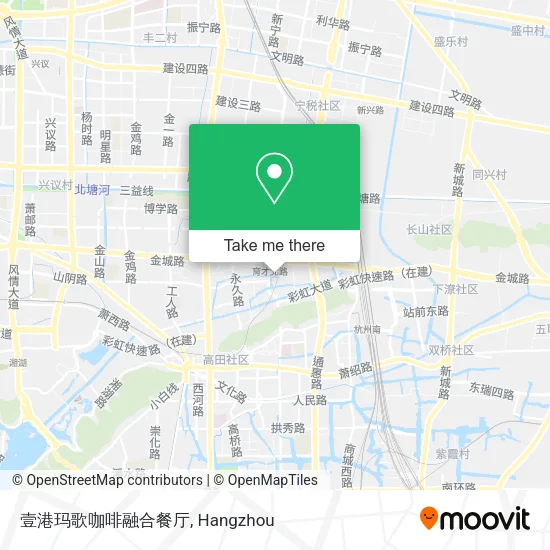 壹港玛歌咖啡融合餐厅 map