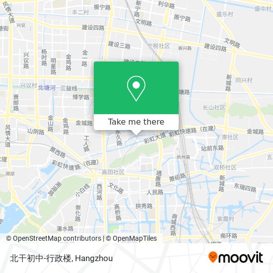 北干初中-行政楼 map