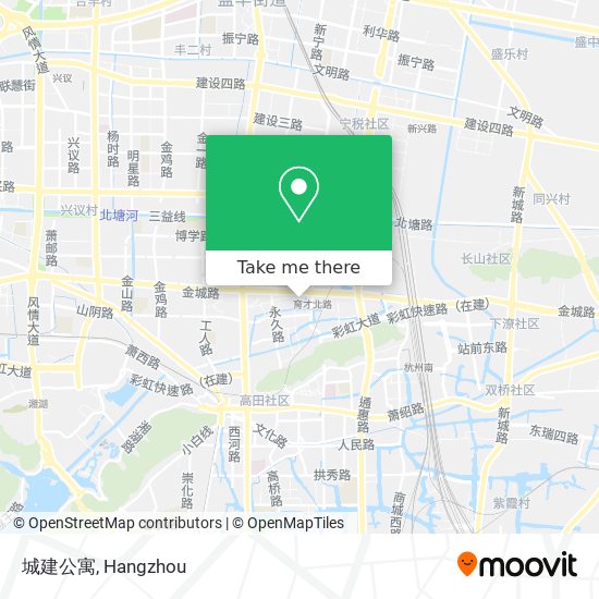 城建公寓 map