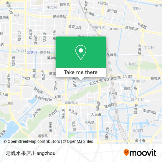 老魏水果店 map