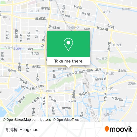 育浦桥 map