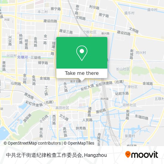 中共北干街道纪律检查工作委员会 map