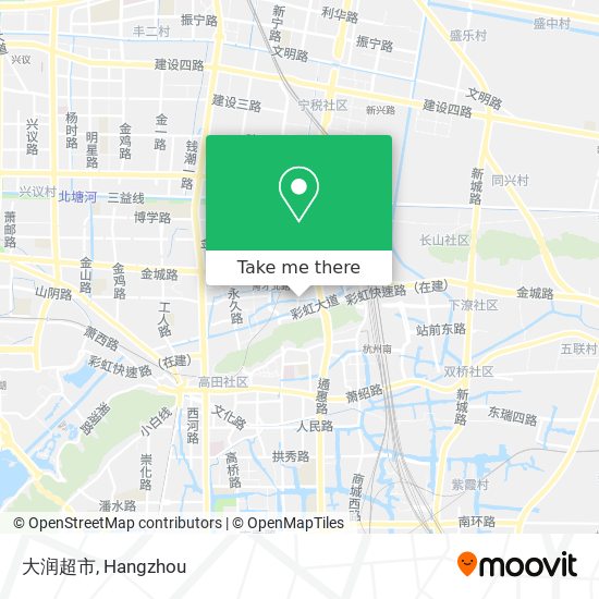 大润超市 map