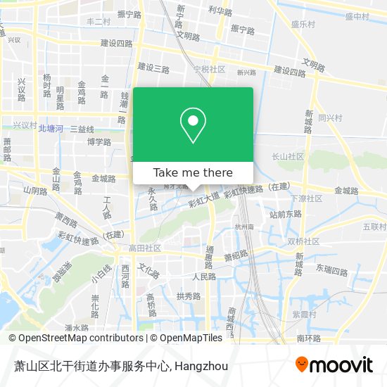 萧山区北干街道办事服务中心 map