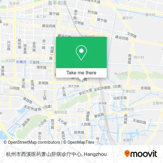 杭州市西溪医药萧山肝病诊疗中心 map
