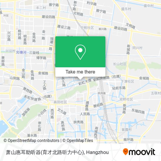 萧山惠耳助听器(育才北路听力中心) map