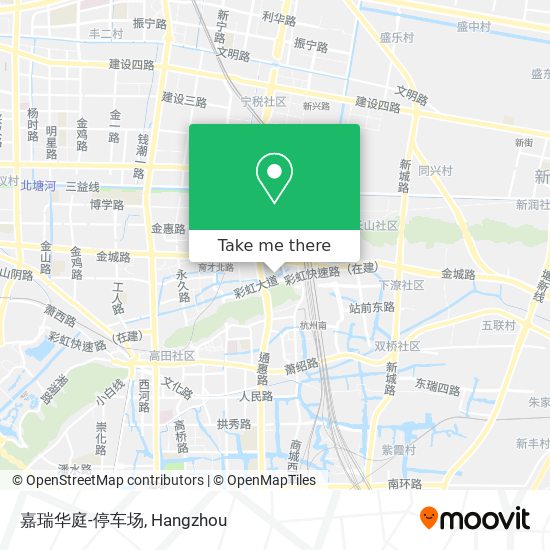 嘉瑞华庭-停车场 map