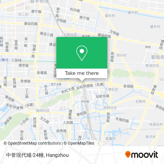 中誉现代城-24幢 map