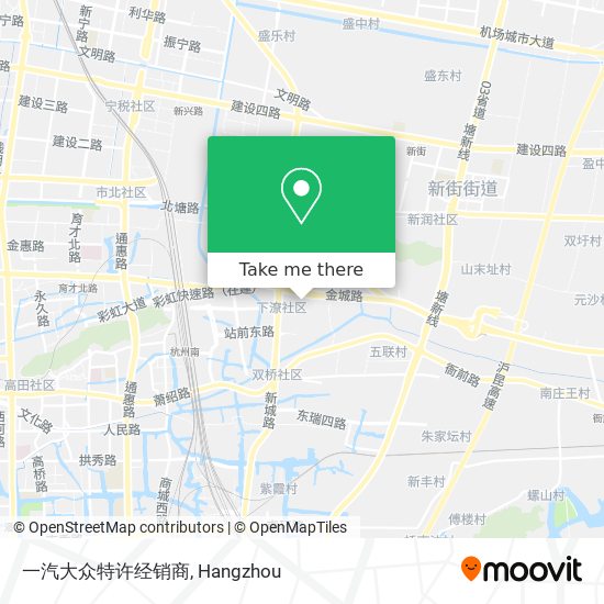 一汽大众特许经销商 map