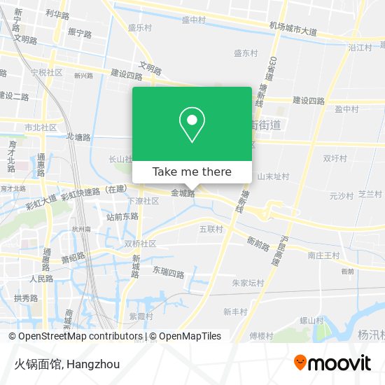 火锅面馆 map