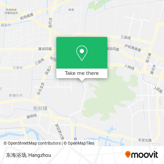 东海浴场 map