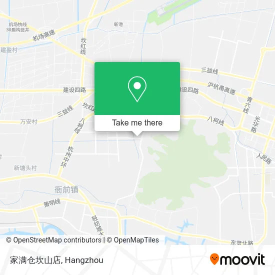 家满仓坎山店 map