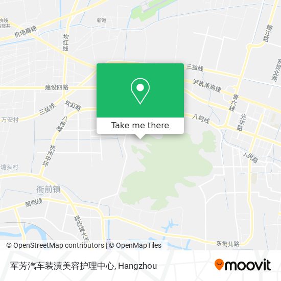 军芳汽车装潢美容护理中心 map
