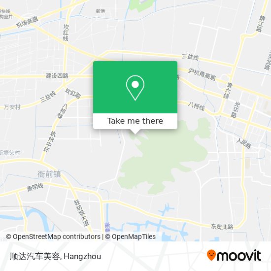 顺达汽车美容 map