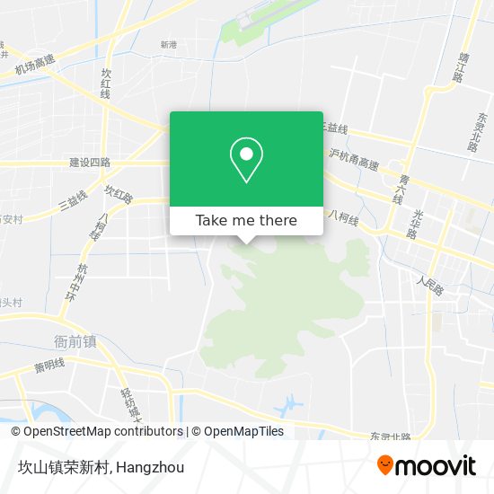 坎山镇荣新村 map