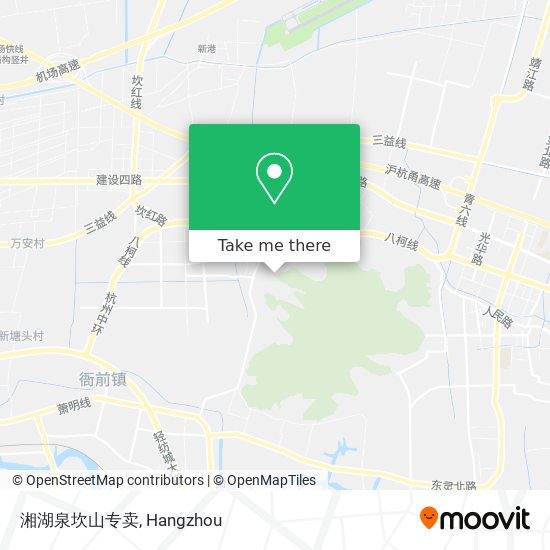 湘湖泉坎山专卖 map
