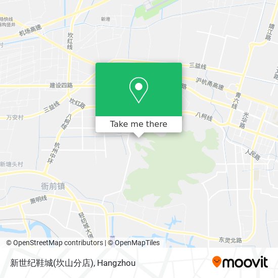 新世纪鞋城(坎山分店) map
