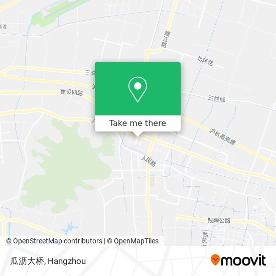 瓜沥大桥 map