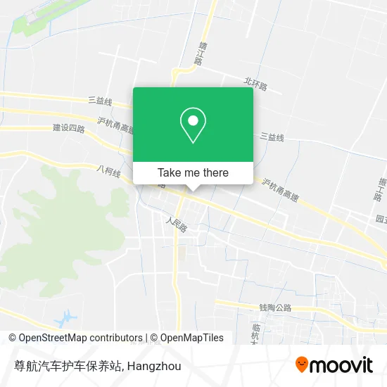 尊航汽车护车保养站 map