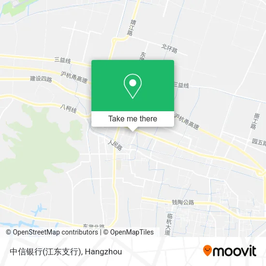 中信银行(江东支行) map
