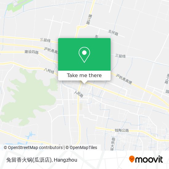 兔留香火锅(瓜沥店) map