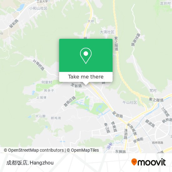 成都饭店 map