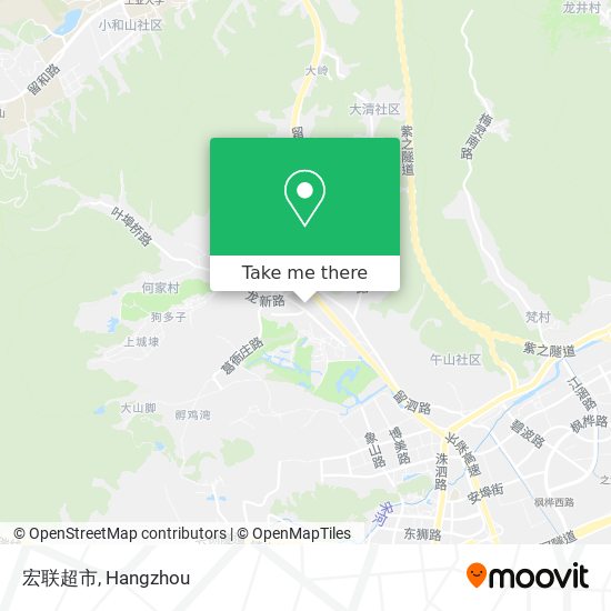 宏联超市 map