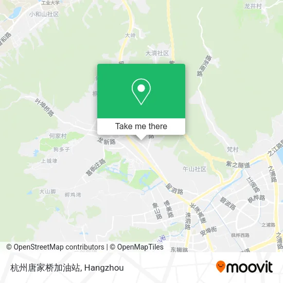 杭州唐家桥加油站 map