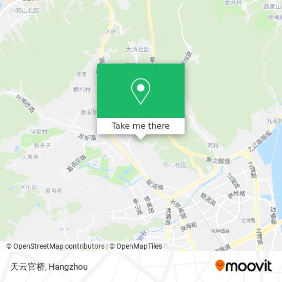 天云官桥 map