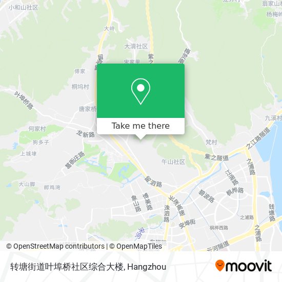转塘街道叶埠桥社区综合大楼 map