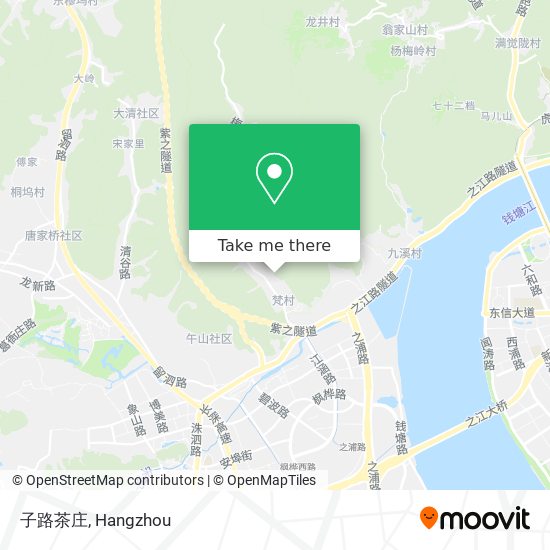 子路茶庄 map