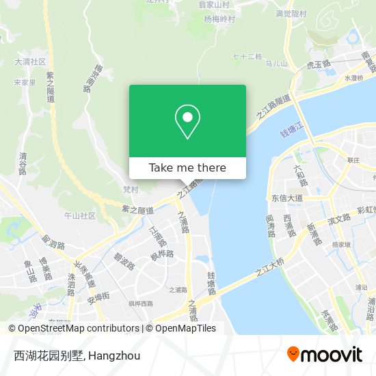 西湖花园别墅 map