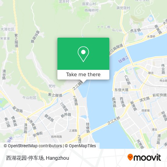 西湖花园-停车场 map