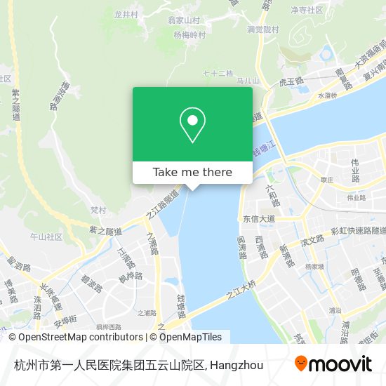 杭州市第一人民医院集团五云山院区 map
