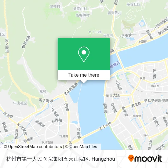杭州市第一人民医院集团五云山院区 map