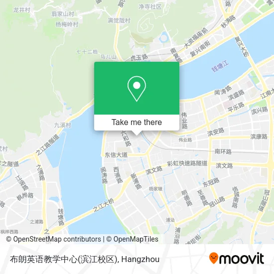 布朗英语教学中心(滨江校区) map