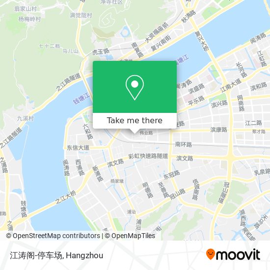 江涛阁-停车场 map
