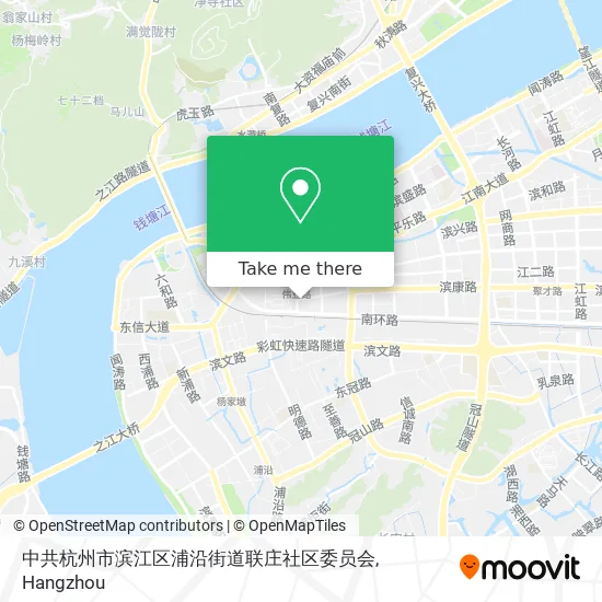 中共杭州市滨江区浦沿街道联庄社区委员会 map