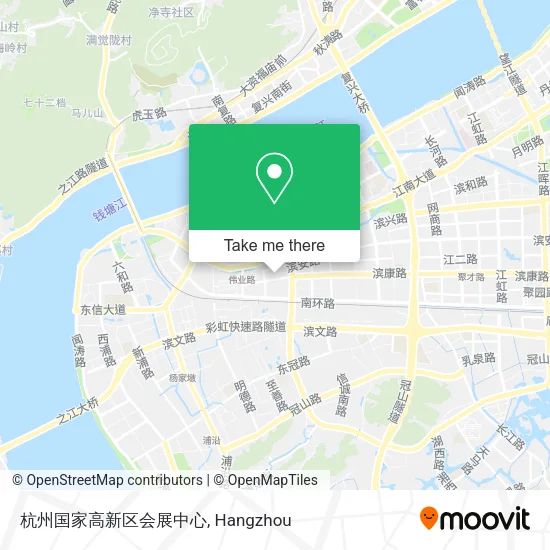 杭州国家高新区会展中心 map