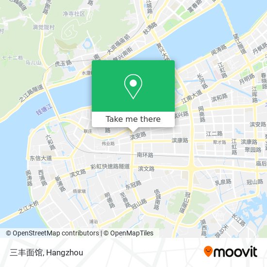 三丰面馆 map