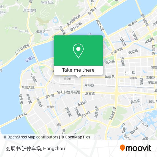 会展中心-停车场 map