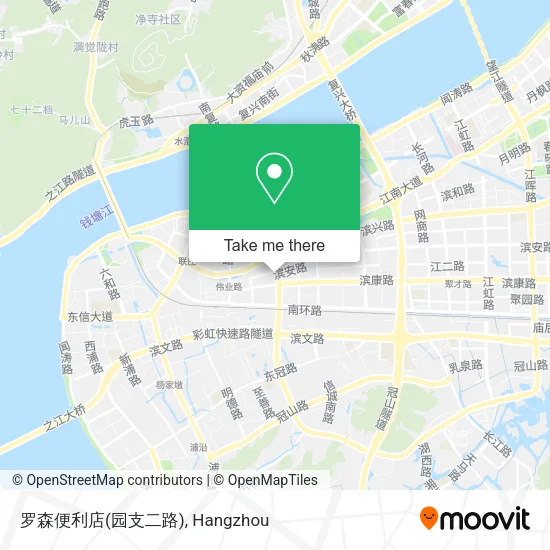 罗森便利店(园支二路) map
