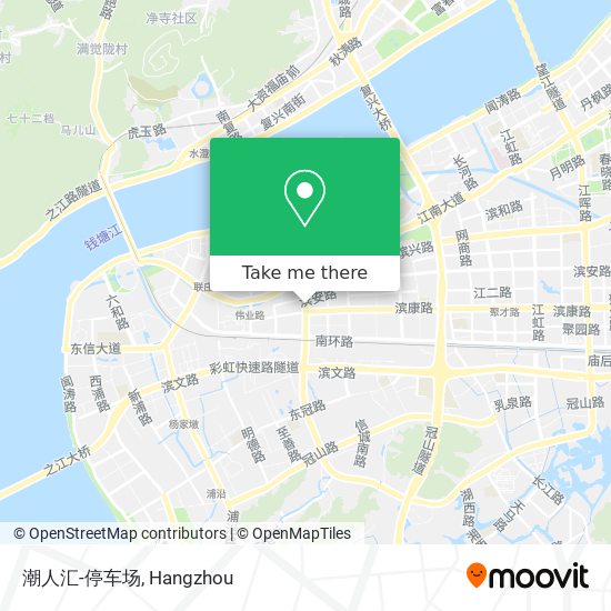 潮人汇-停车场 map