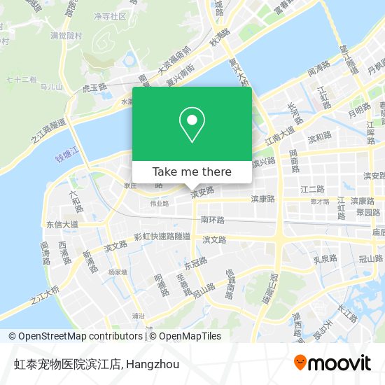 虹泰宠物医院滨江店 map