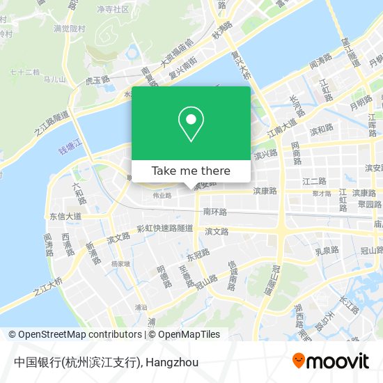 中国银行(杭州滨江支行) map