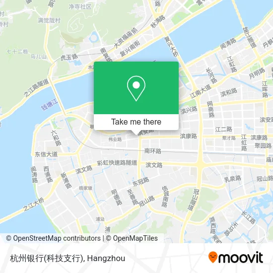 杭州银行(科技支行) map